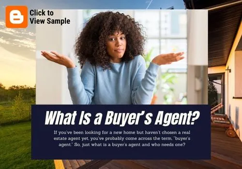 Blog Post Sample for Real Estate Agents