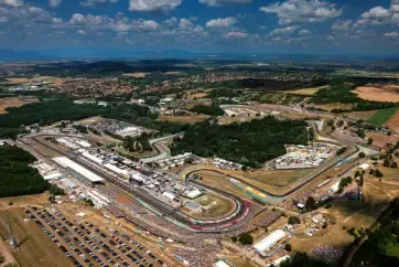Hungaroring Circuit Ariel view