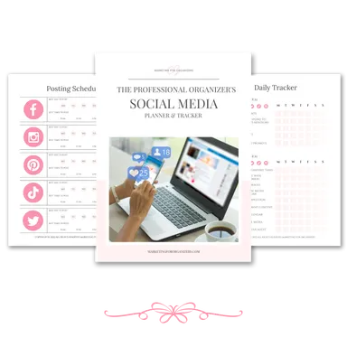 social media planner mockup
