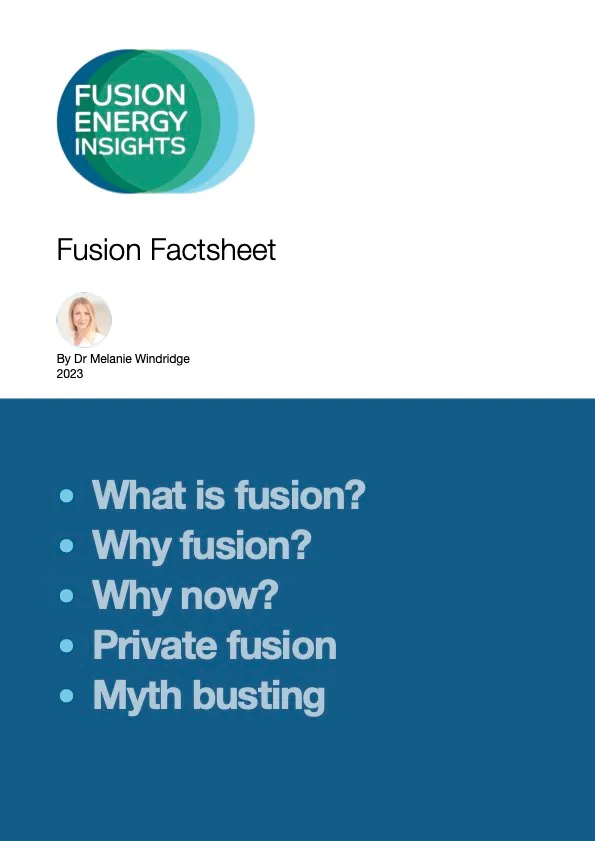 Fusion Fact Sheet