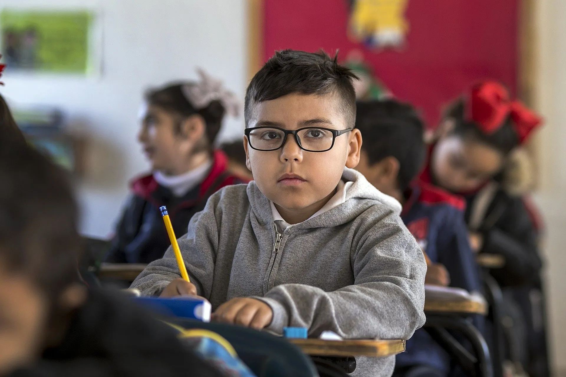 Student ready to study