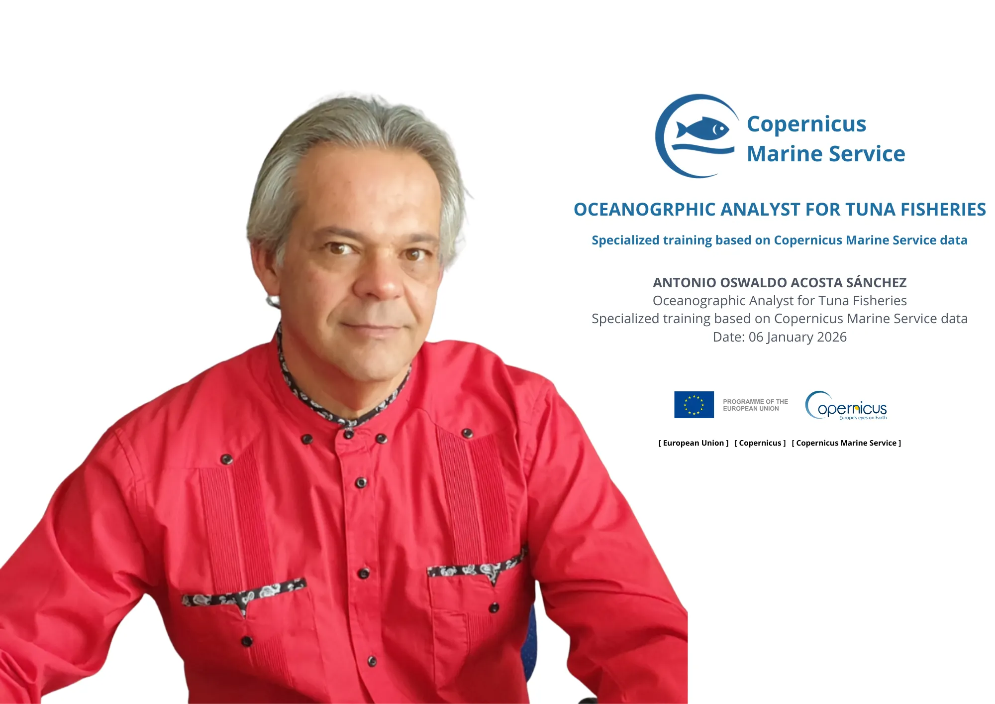 loanalista oceanografo para pesca de atún