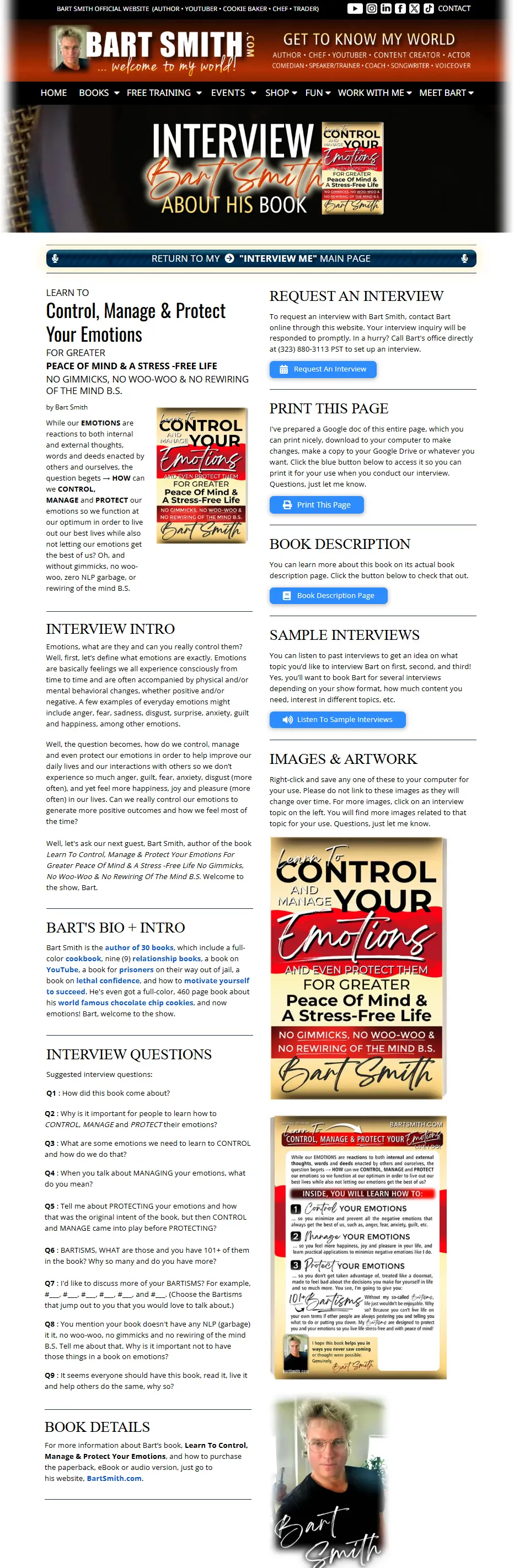 Interview Me Web Page