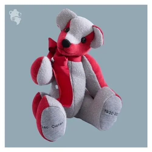 memory-bear-in-red-grey-with-personalized-foot-pads-seventeen-inch