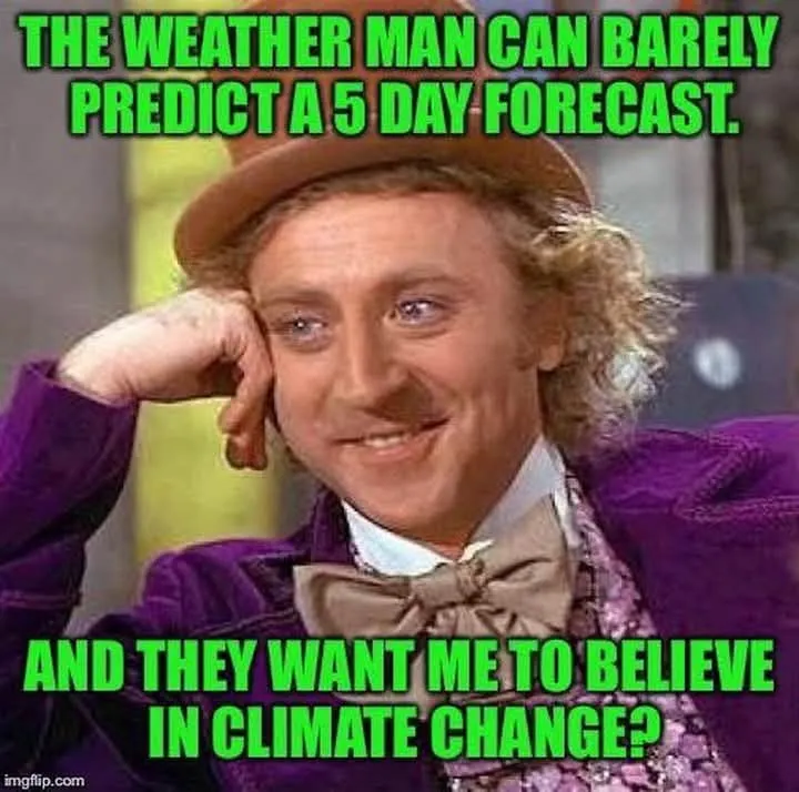 weatherman and climate change