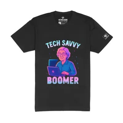 Female Tech Savvy Boomer T-shirt