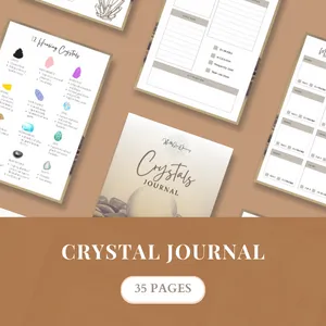 Healthy Living journey Crystal Journal
