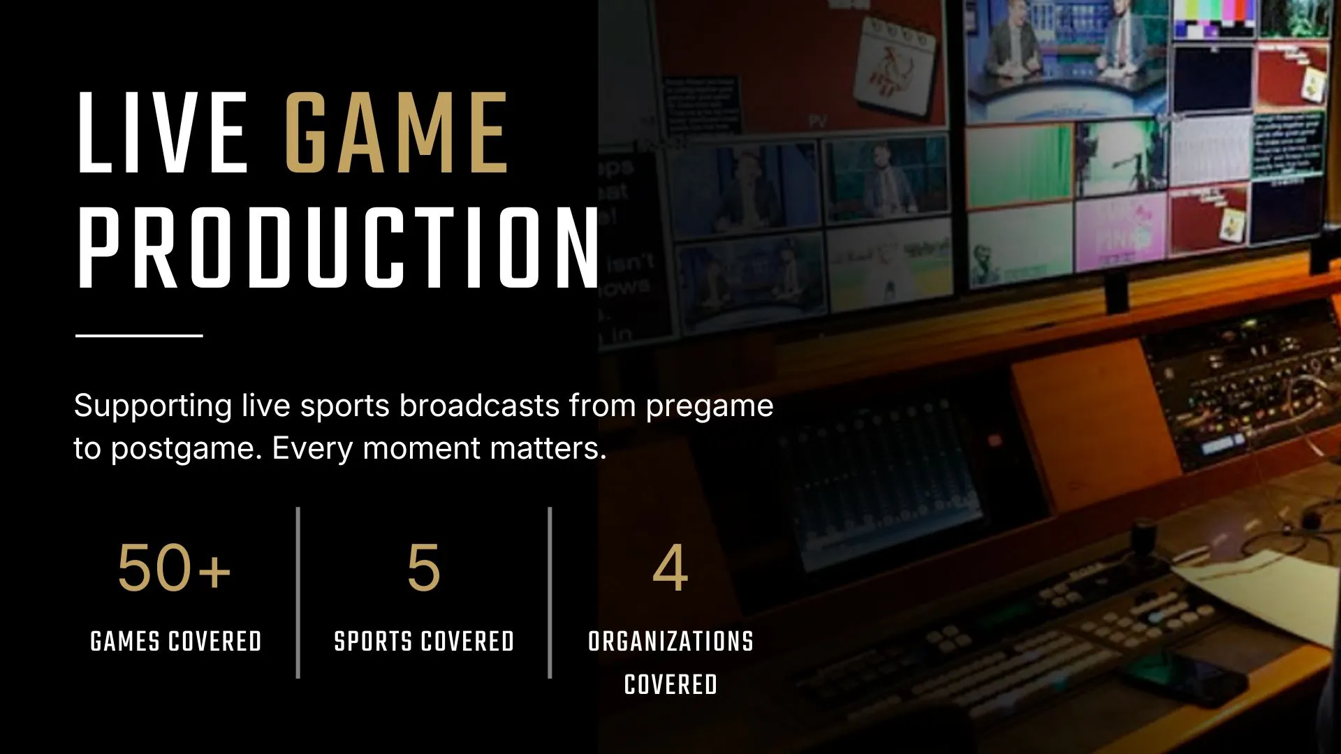 Live Sports Production