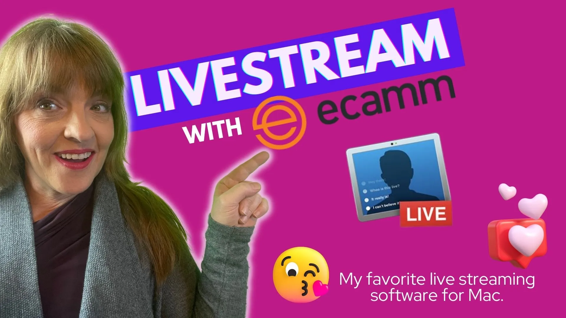 live stream with ecamm