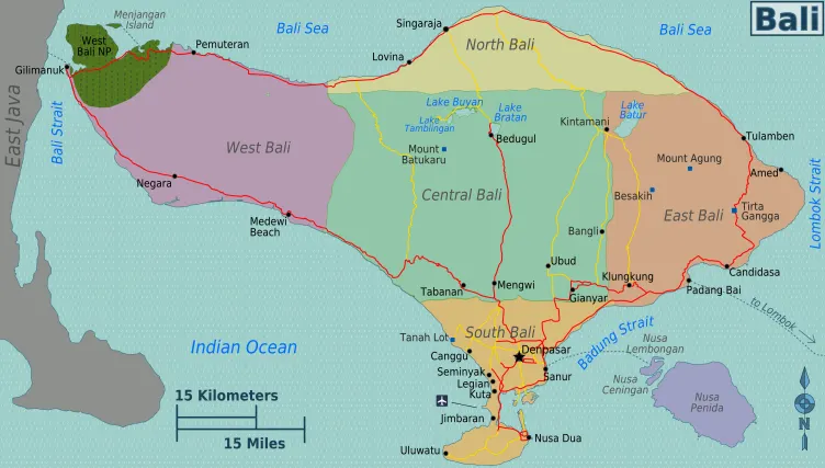Bali Map