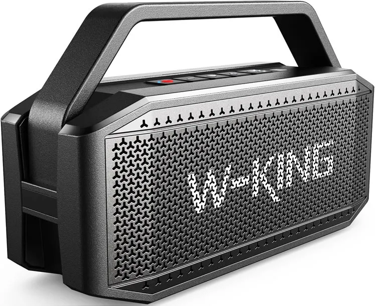 W-KING Portable Loud Bluetooth Speakers with Subwoofer