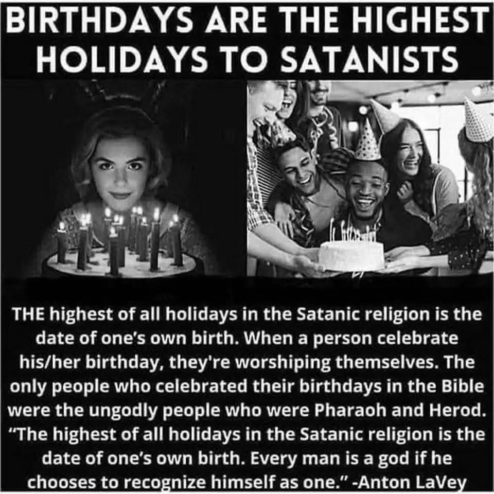 Birthdays are evil