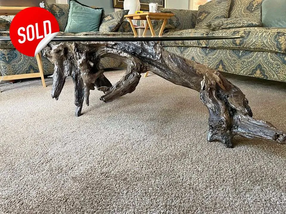 bluewave driftwood coffee table
