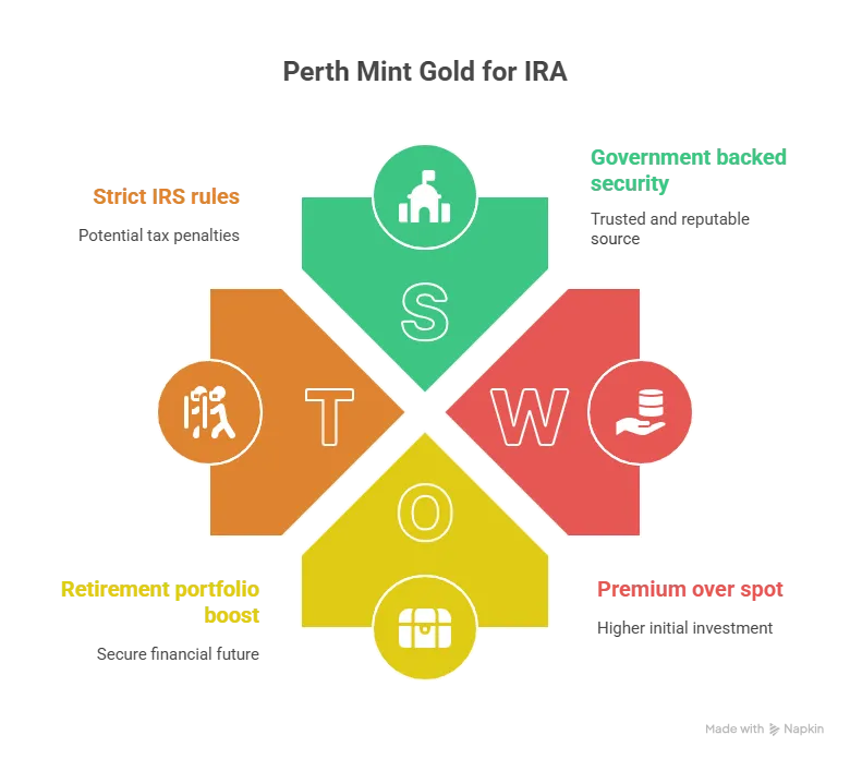 Perth Mint Gold pros and cons graph