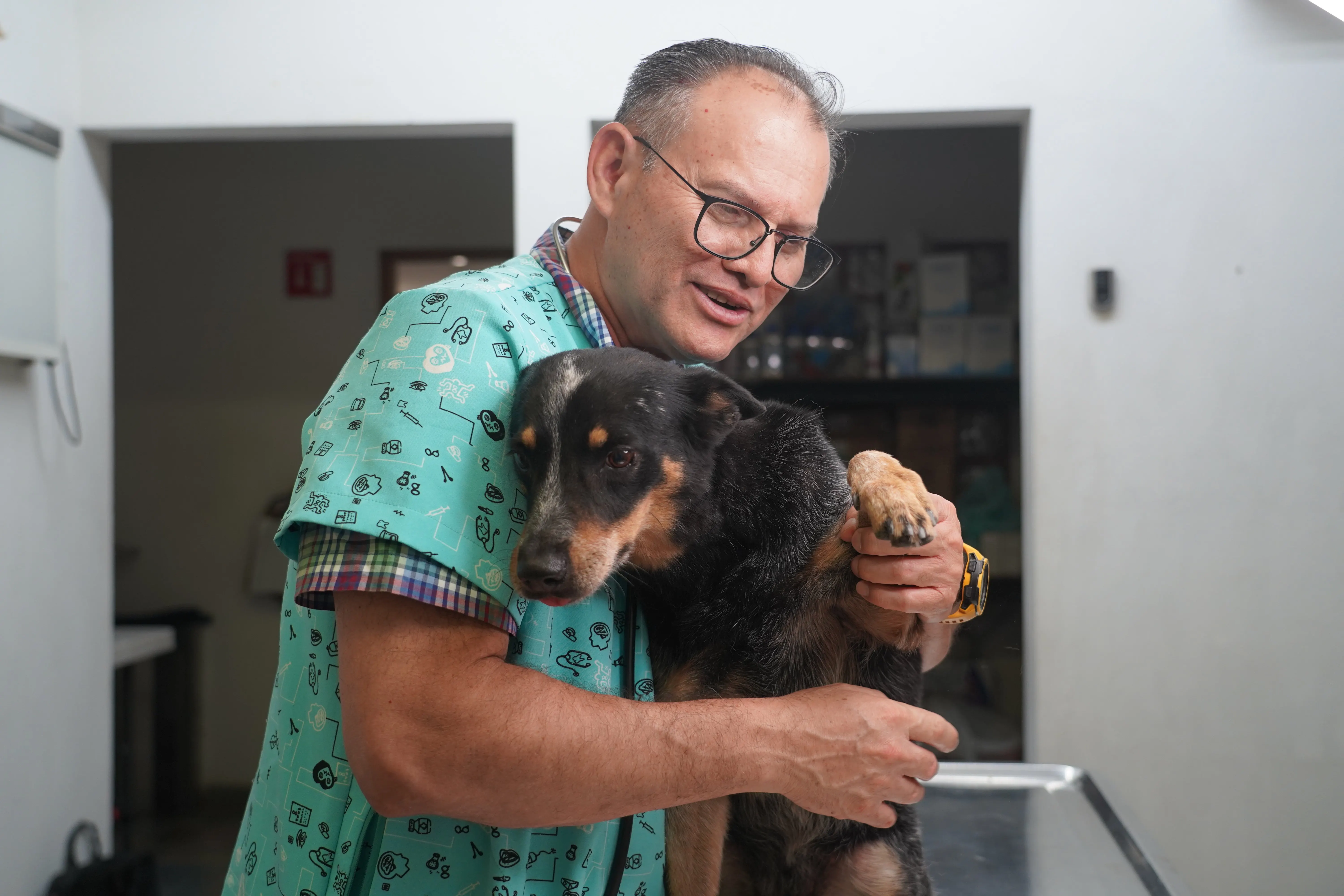 Dr.Carlos Clínica Veterinaria Blanco y Negro