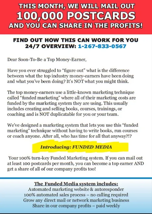FUNDED MEDIA