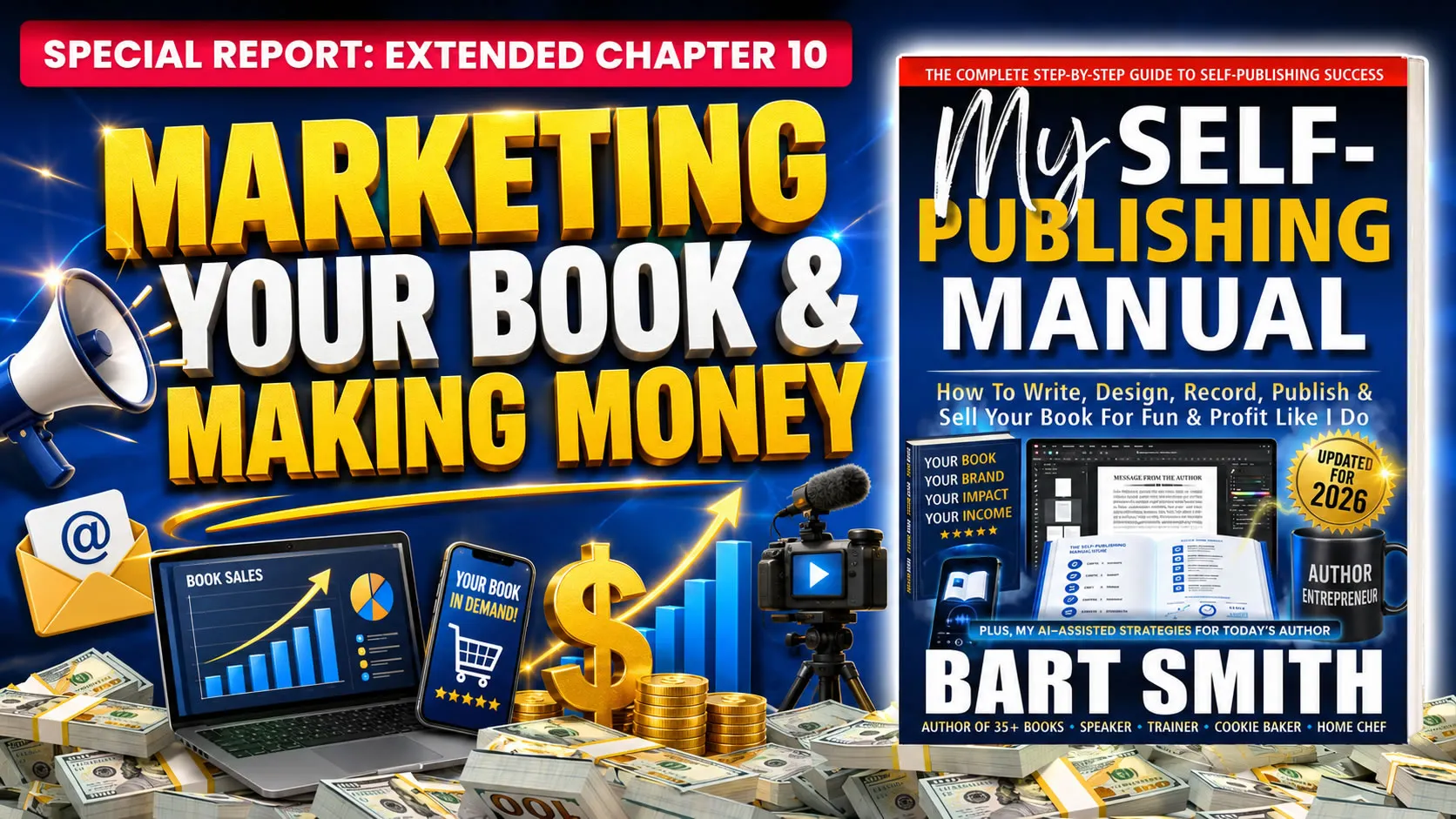 Time To Market Your Book & Make Money (Special Report: Extended Chapter 10) by Bart Smith 