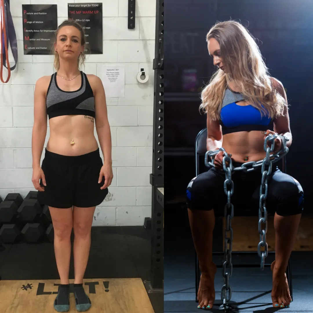 Mum of two never trained in a gym before until she came The Evolved and fell in love with the power and confidence strength training brings