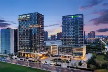 Crowne Plaza Suzhou East Taihu Exterior Dusk