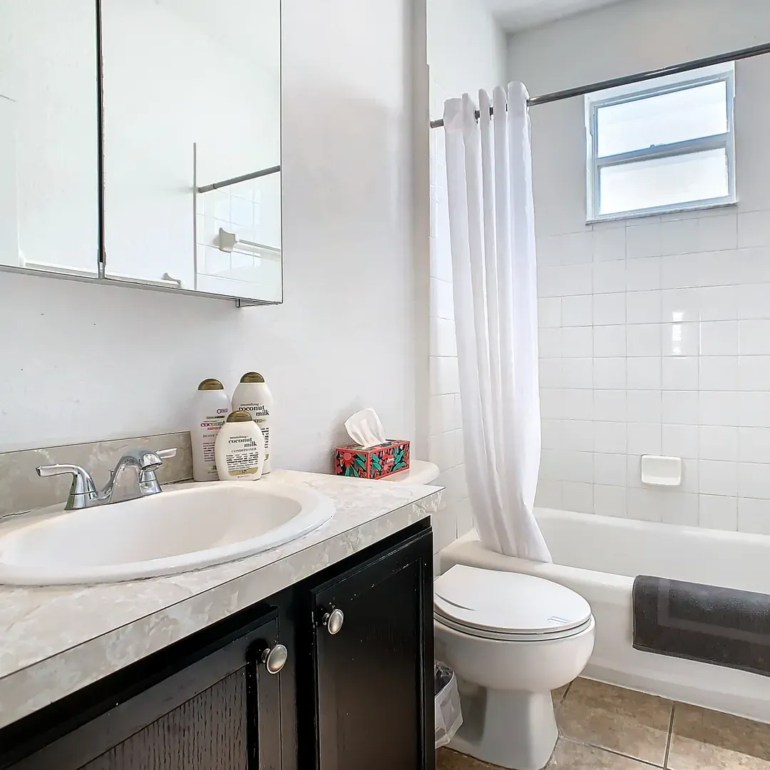 Bathroom #2 with Bathtub & Shower Combo