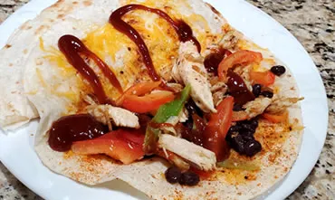 BBQ Chicken Thigh Soft Tacos