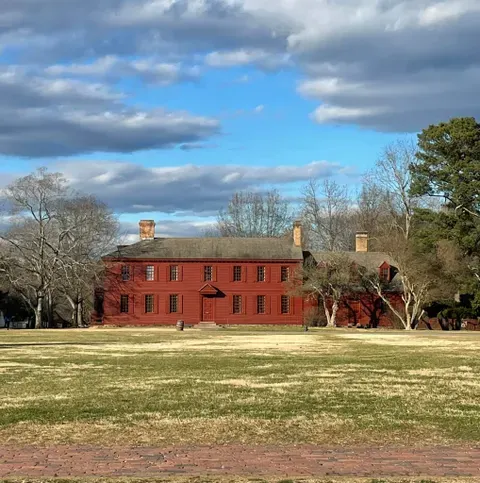 The Peyton Randolph House in Colonial Williamsburg where the Cmte. de Rochambeau was headquartered during the Yorktown campaign of the American Revolution