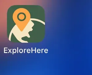 Explore Here app graphic