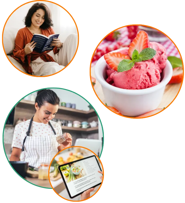 Conteúdos, receitas, saudáveis