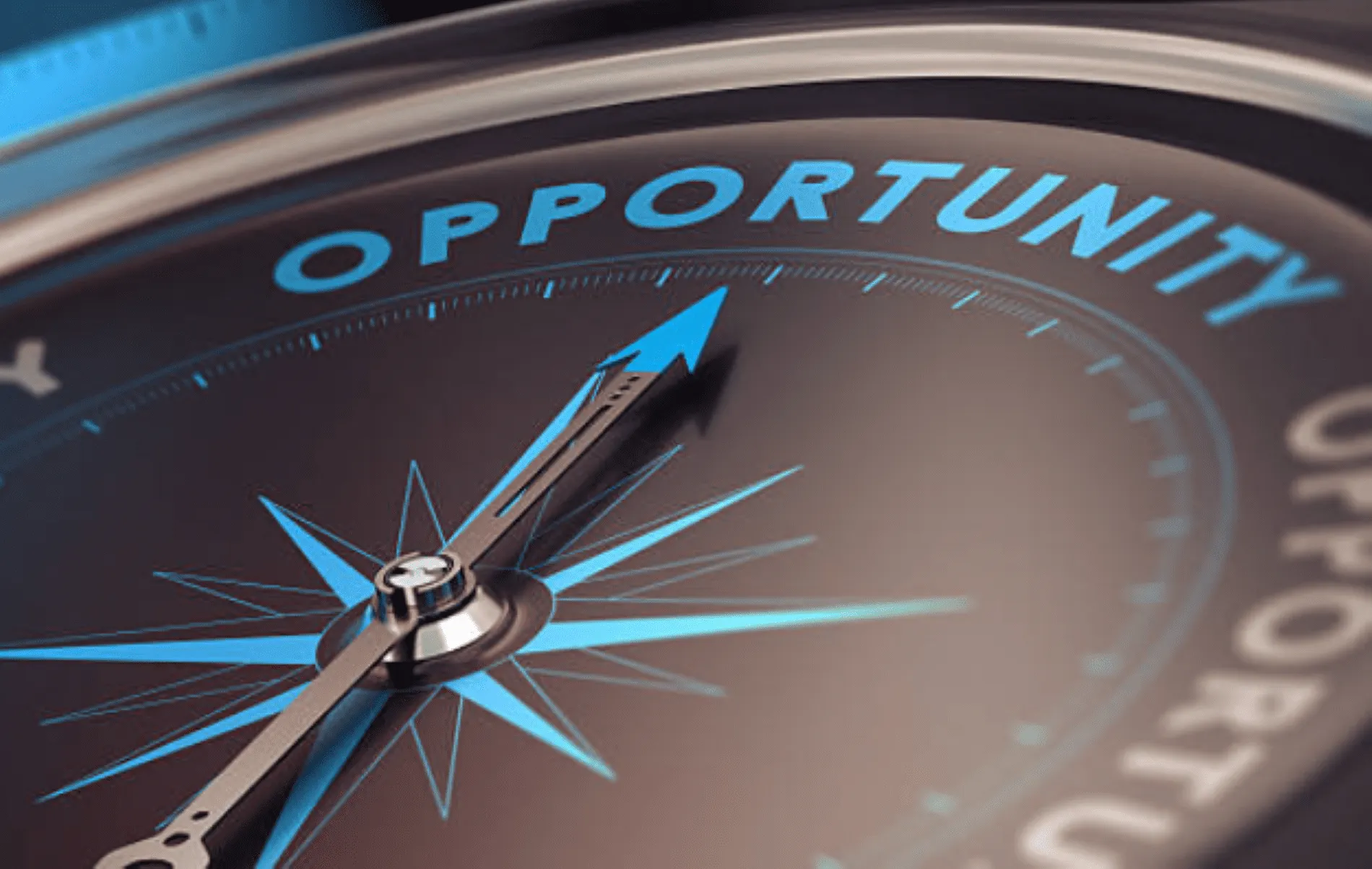 compass with the word opportunity on it