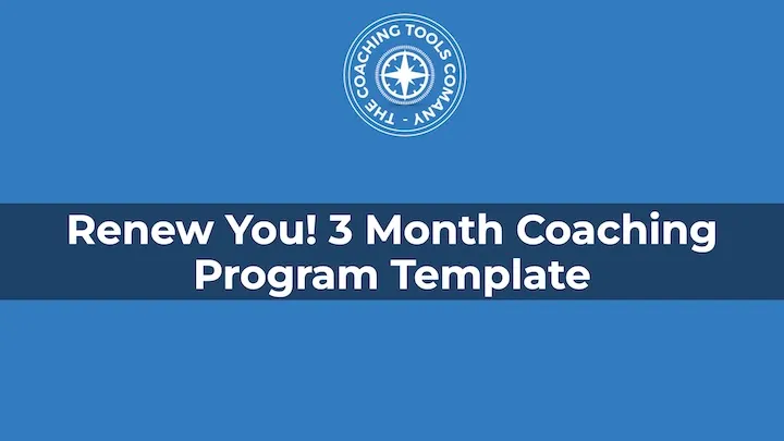 Renew You! 3 Month Coaching Program Template