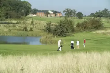 Whittlebury Hall Hotel & Spa from the golf course