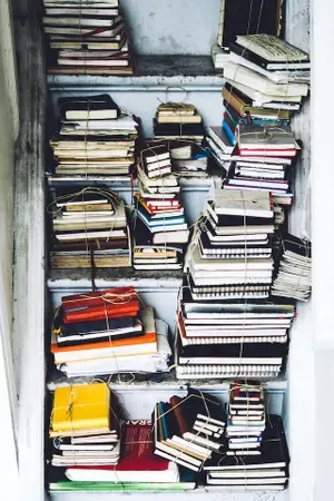 organize books and stacks in your home office