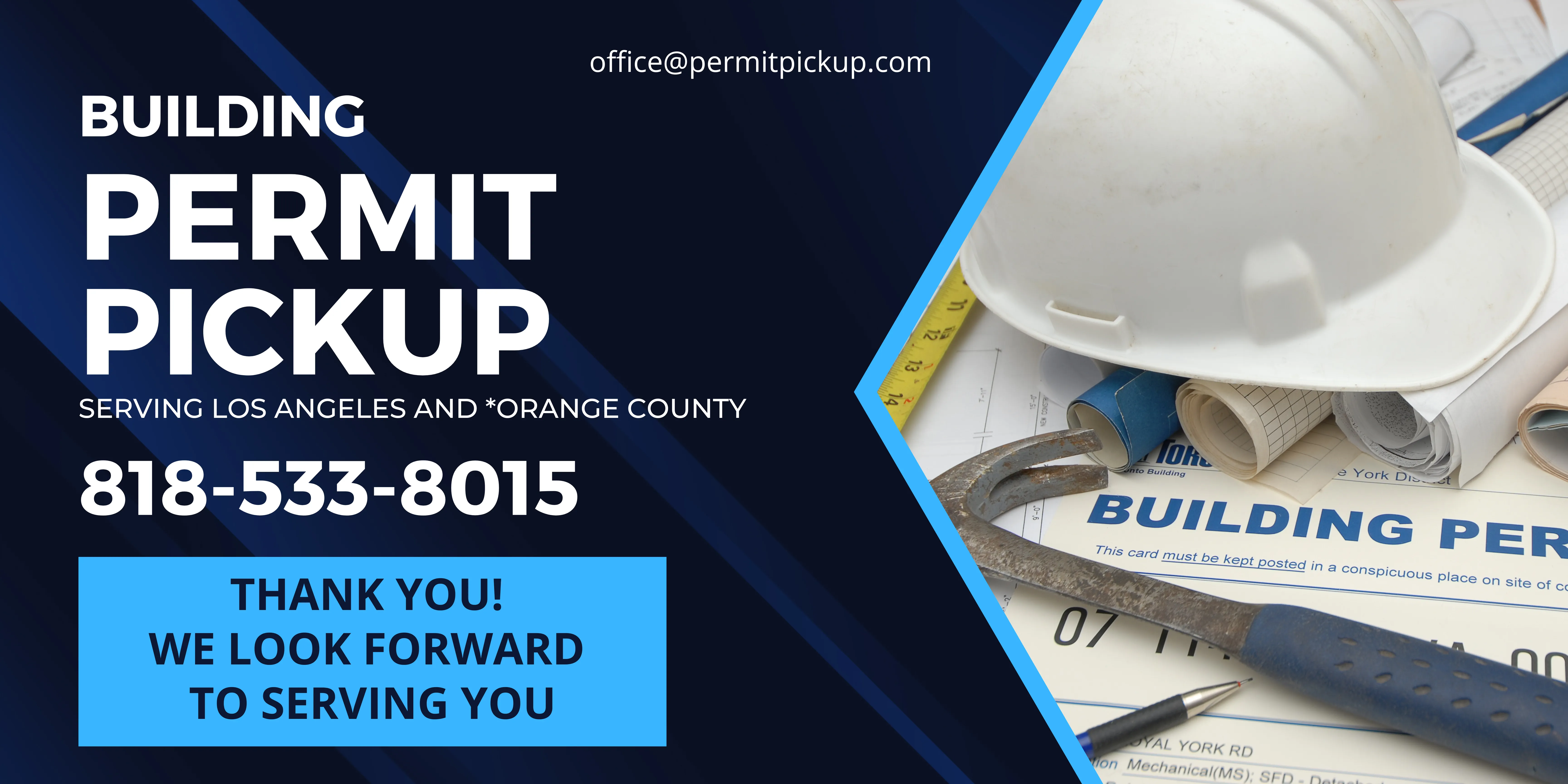 Permit pickup banner