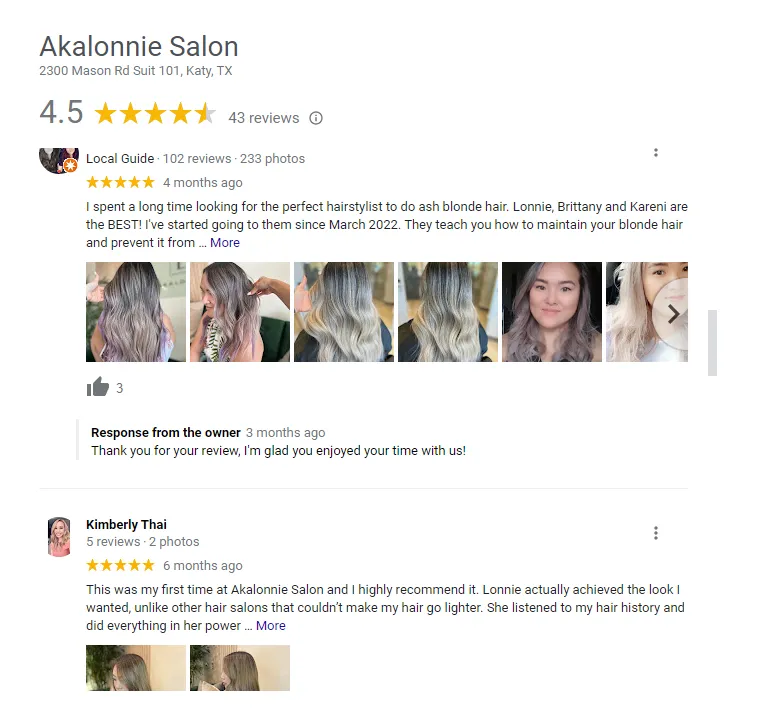 5 stars Google Reviews & Testimonials 