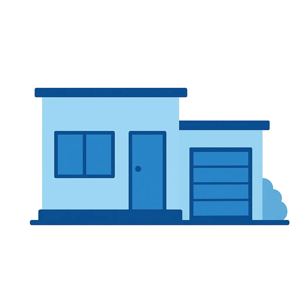 concrete house flat roof