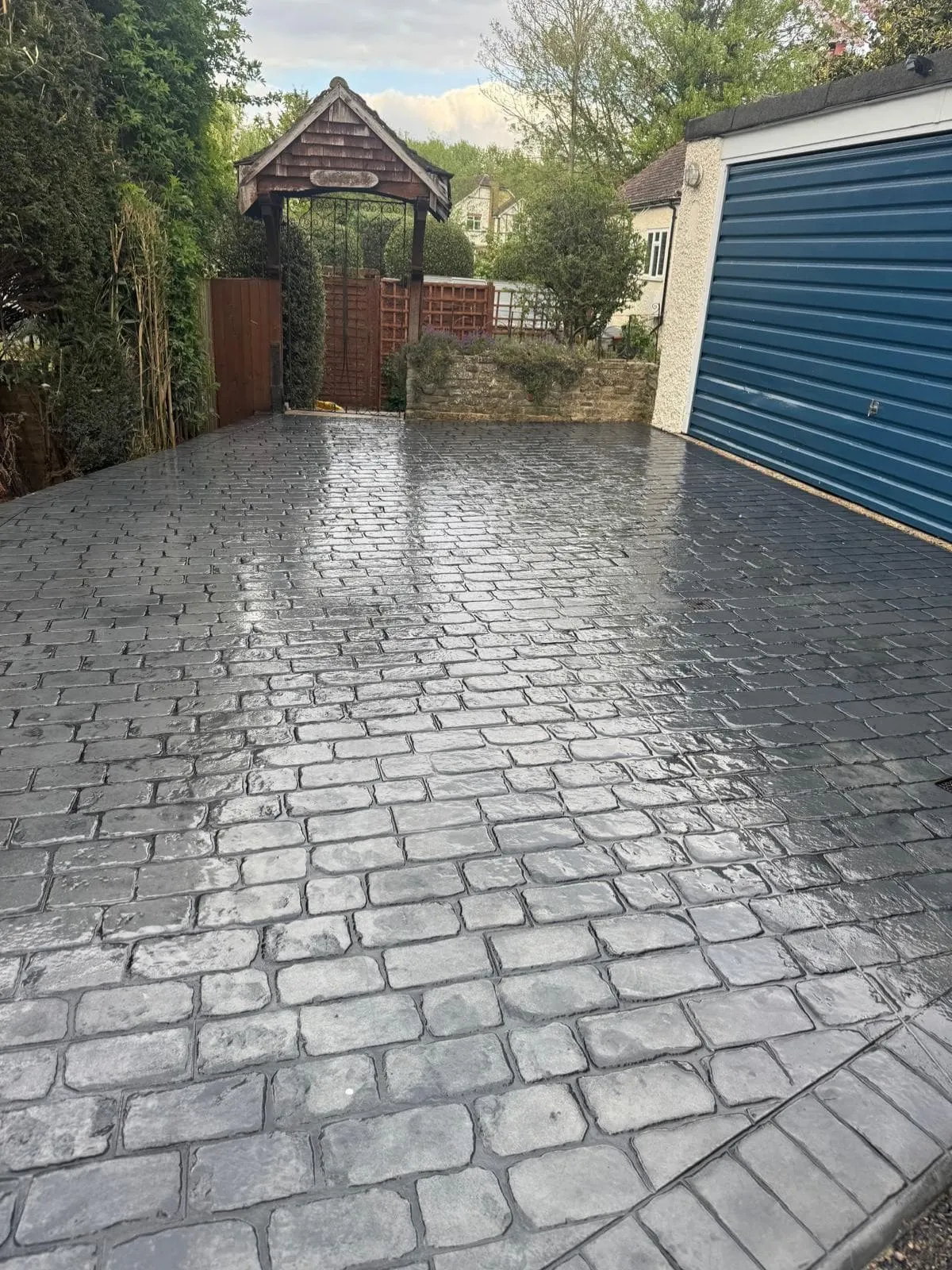 Pattern Imprinted Concrete Staines