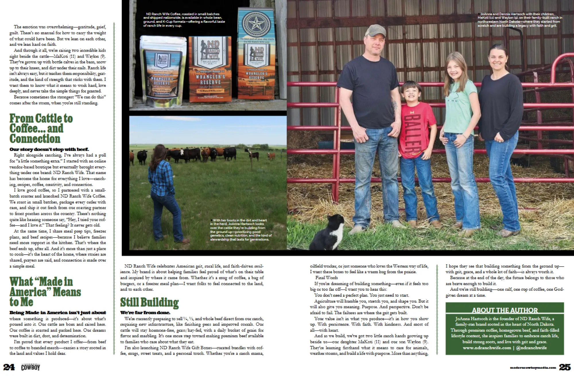 ND Ranch Wife Featured Article