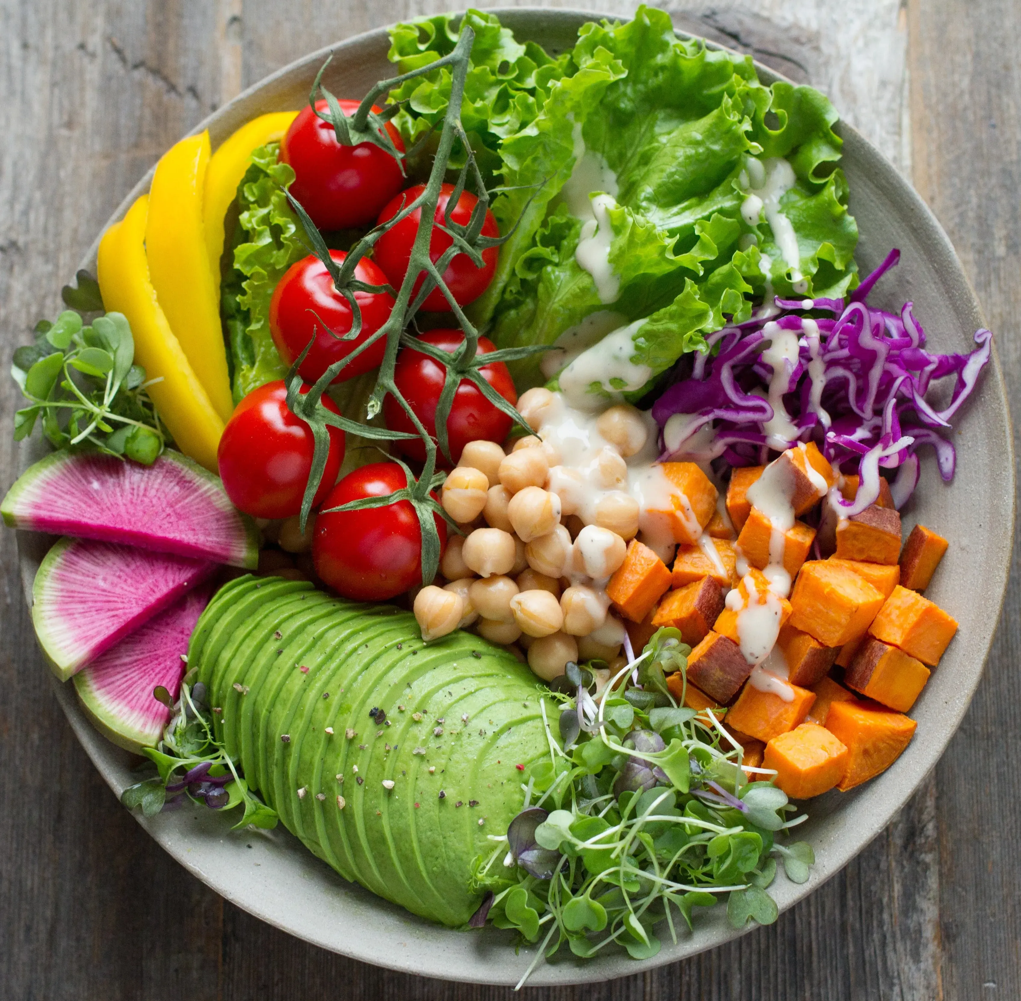 plate of healthy food