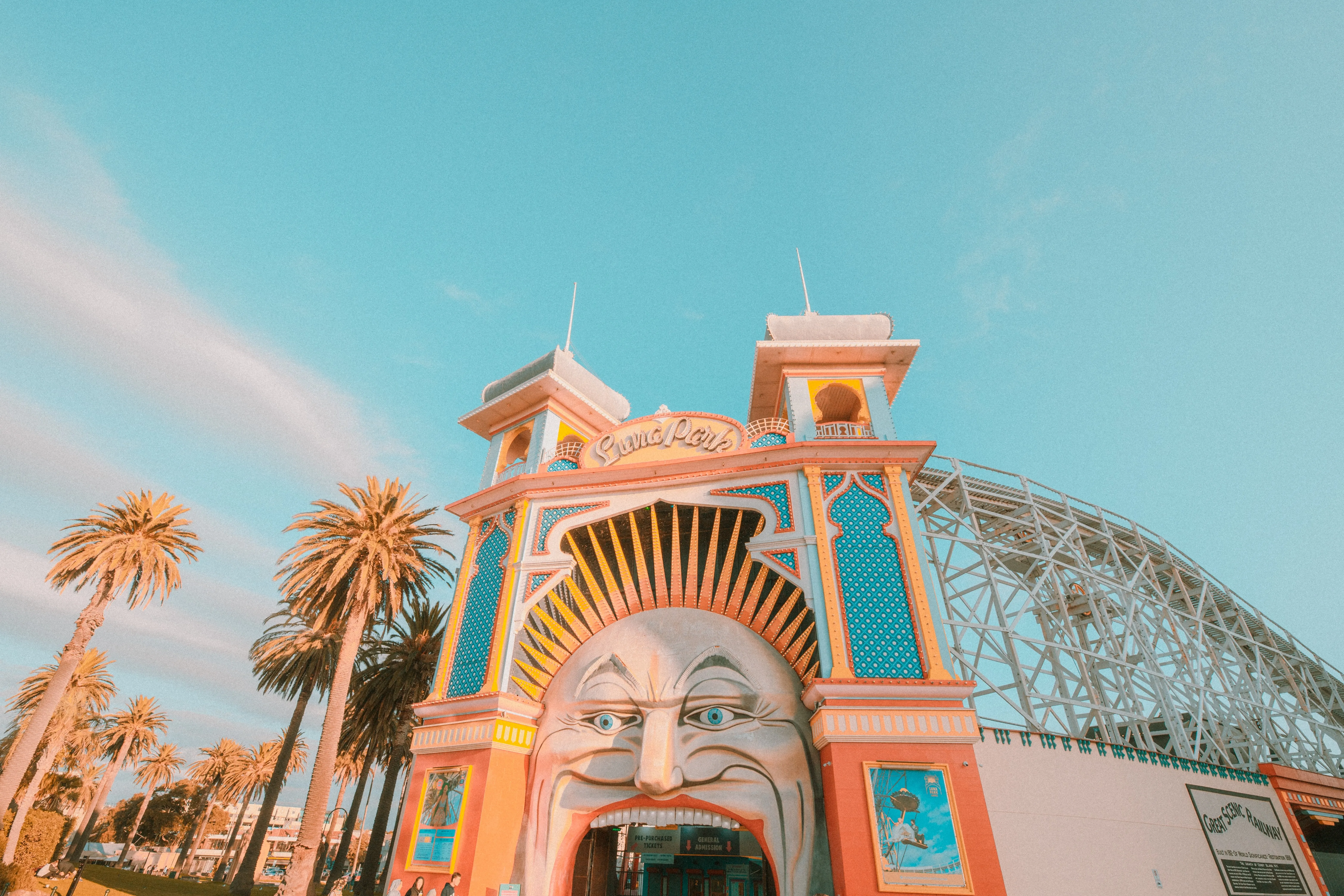 Luna Park, in St Kilda, Melbourne, Australia