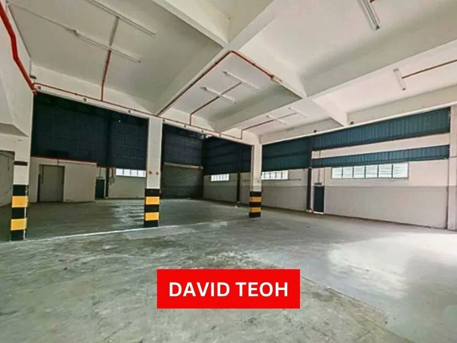 semi-d factory for rent at simpang ampat valdor