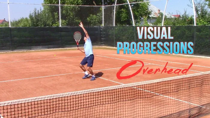 Overhead - visual tennis lesson