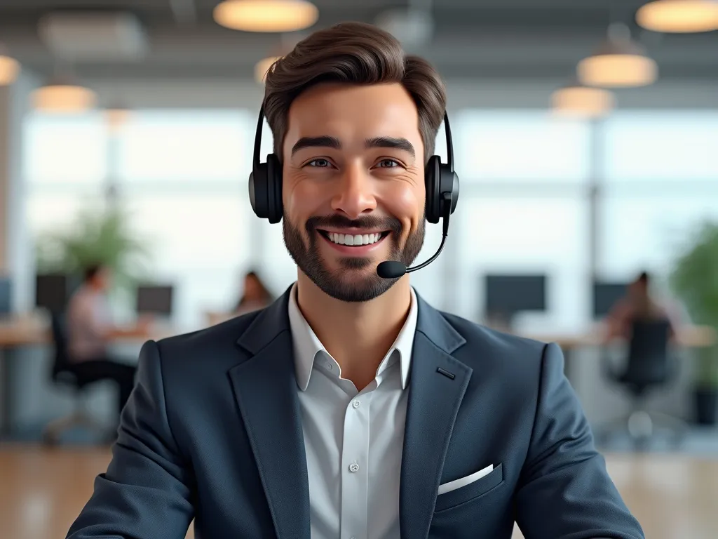 ai male call voice agent 