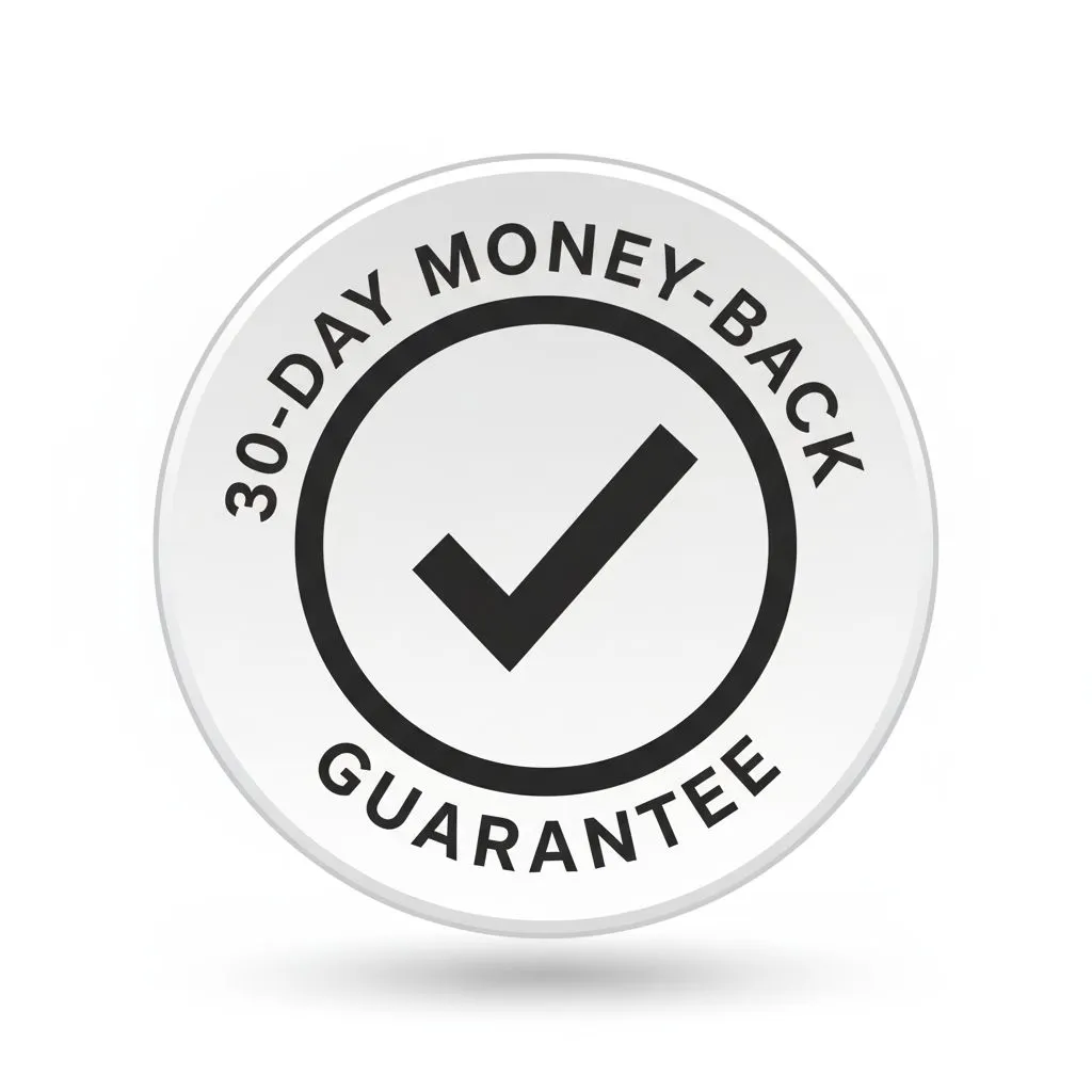 30 day satisfaction gurantee seal