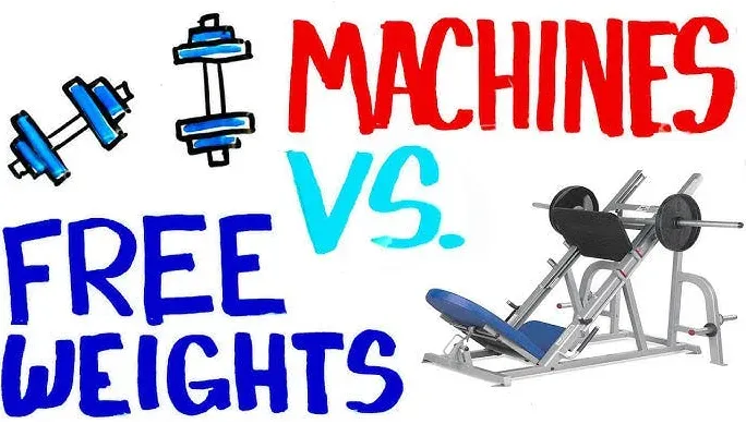 Free Weights vs. Machines illustration