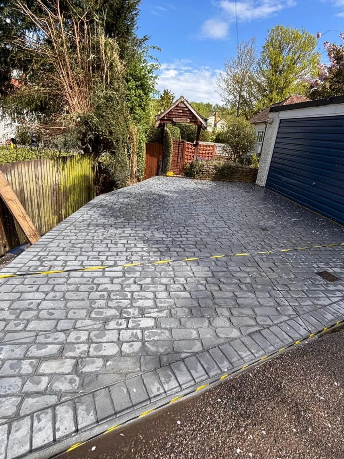Pattern Imprinted Concrete Staines