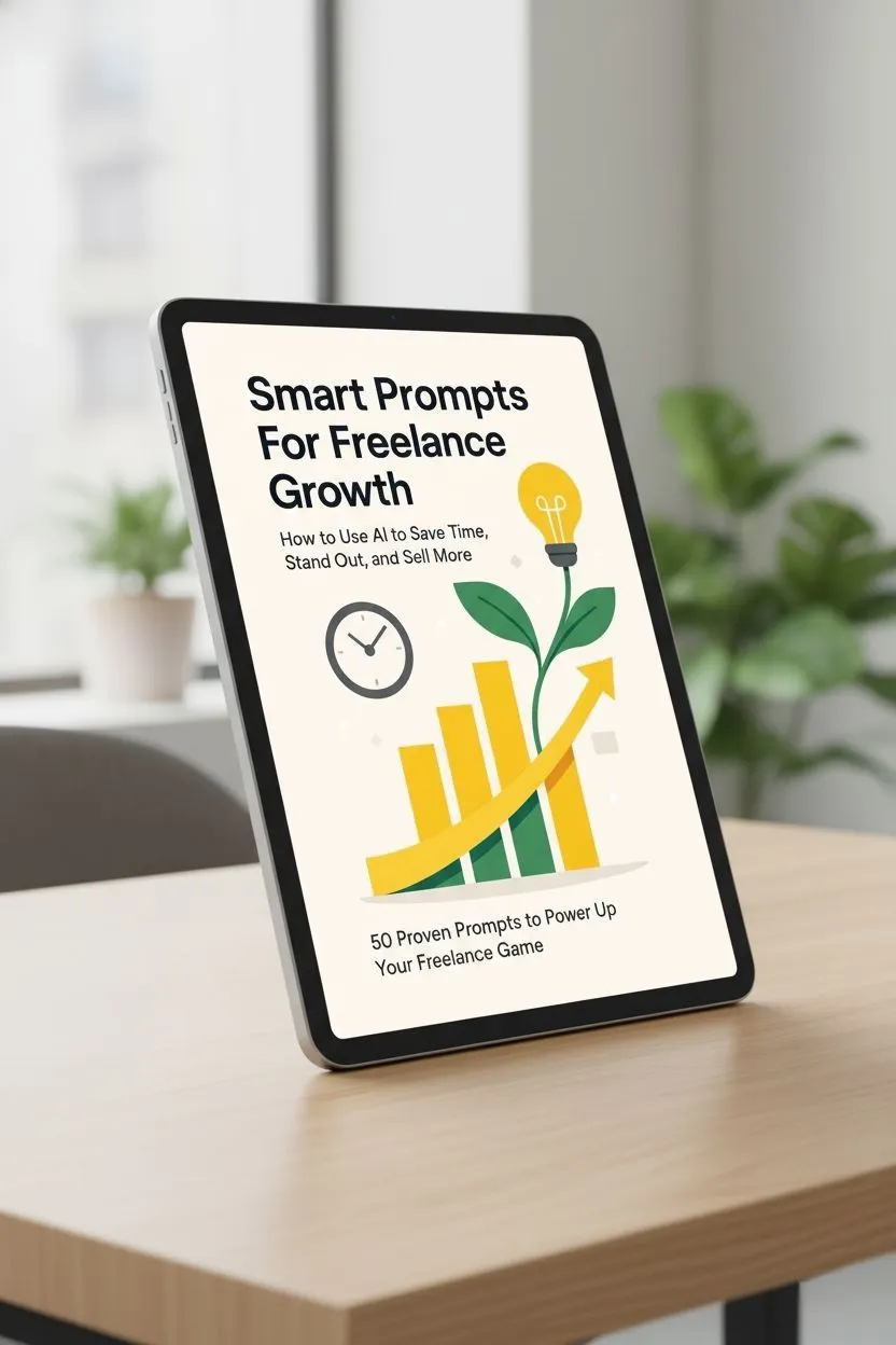 Smart Prompts for Freelance Growth mockup