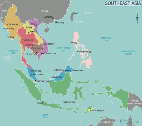 Southeast Asia Map