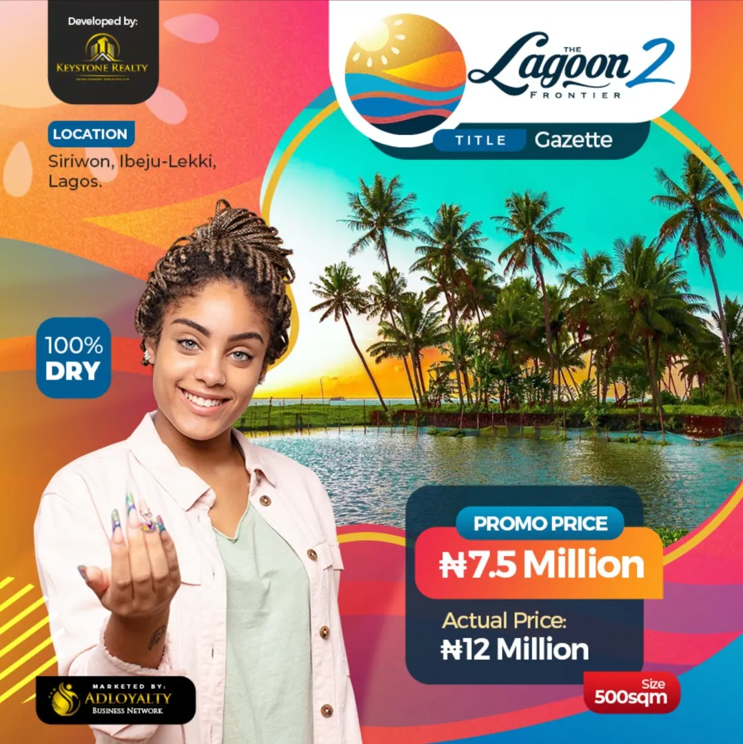 THE LAGOON FRONTIER 2, IBEJU-LEKKI, LAGOS