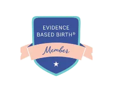 text logo, Evidence Based Birth Member