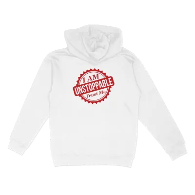 I AM Unstoppable light hoodie